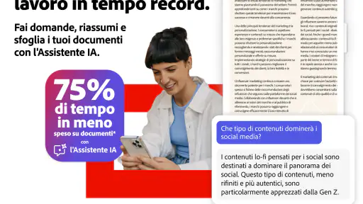 Adobe Acrobat Reader per PDF screenshot