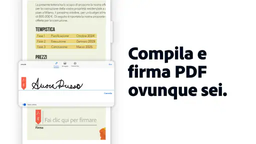 Adobe Acrobat Reader per PDF screenshot