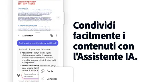 Adobe Acrobat Reader per PDF screenshot