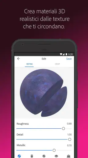 Adobe Capture: Strumento Ps,Ai screenshot