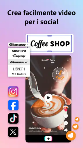 Adobe Express: IA Foto, Video screenshot