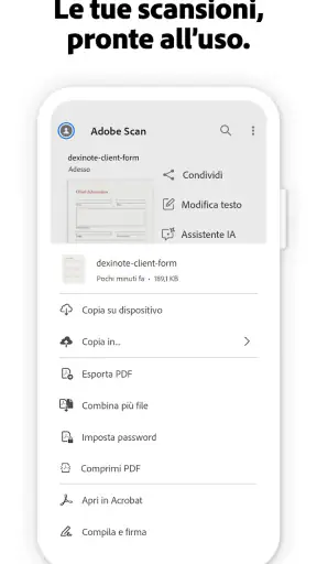 Adobe Scan: Scanner PDF e OCR screenshot
