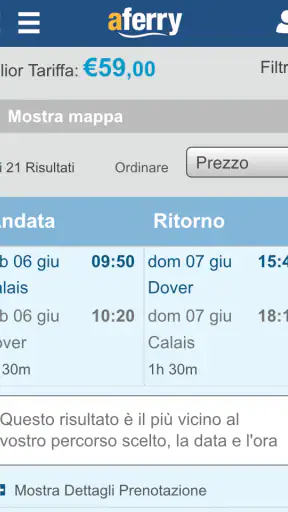 aFerry - Tutti i traghetti screenshot