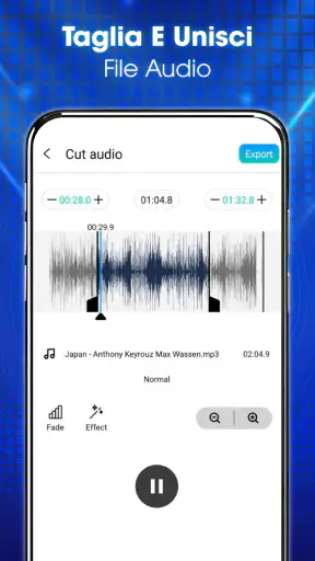 Aggiungi musica a video e foto screenshot