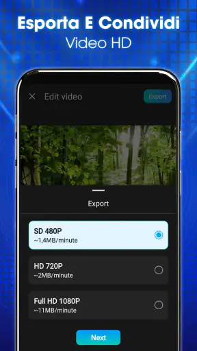 Aggiungi musica a video e foto screenshot