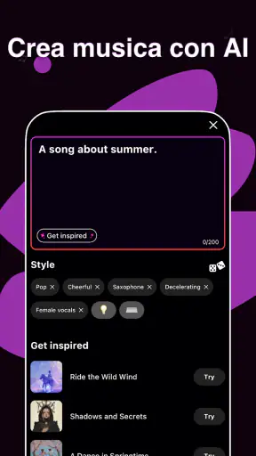 AI Music Generator, Song Waazy screenshot