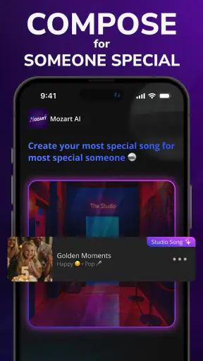 AI Song Generator - Mozart AI screenshot