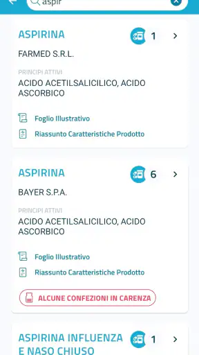 AIFA Medicinali screenshot