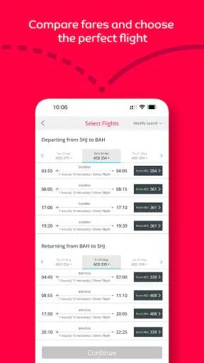 Air Arabia (official app) screenshot