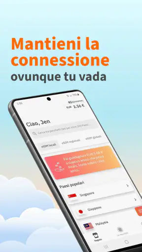 Airalo: eSIM Viaggi e Internet screenshot