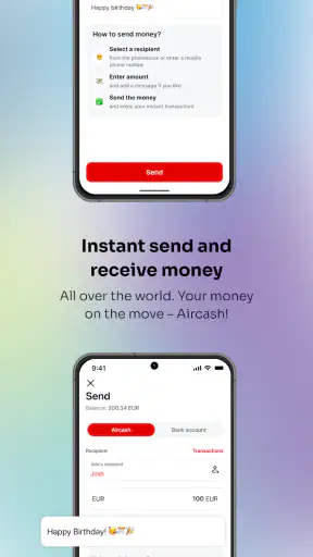 Aircash screenshot