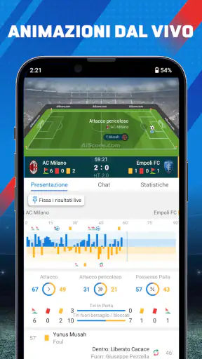 AiScore - Calcio in Diretta screenshot