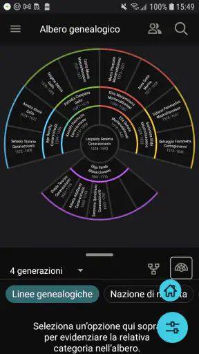 Albero di FamilySearch screenshot