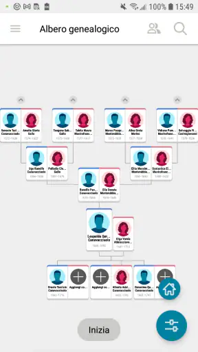 Albero di FamilySearch screenshot