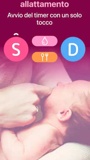 Allattamento Diario neonato screenshot