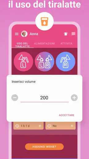 Allattamento Diario neonato screenshot
