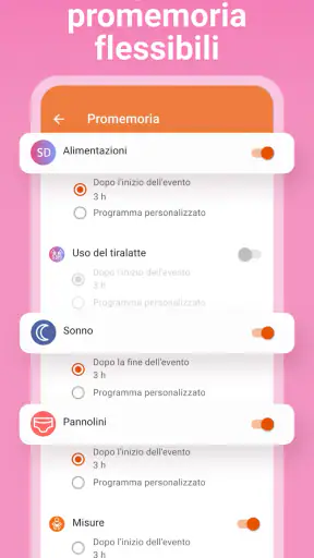 Allattamento Diario neonato screenshot
