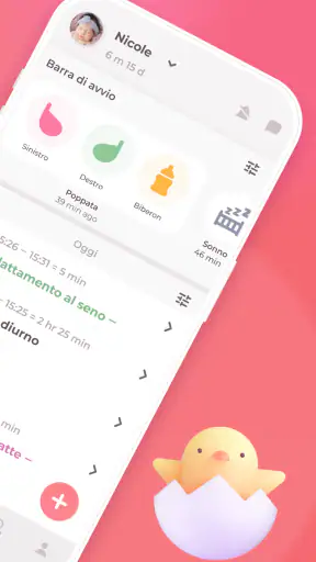 Allattamento e Tracker neonato screenshot