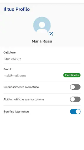 Allianz Bank screenshot