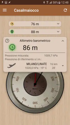 Altimetro preciso screenshot