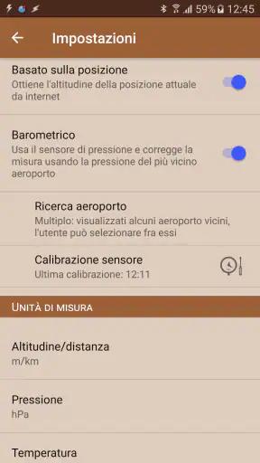Altimetro preciso screenshot