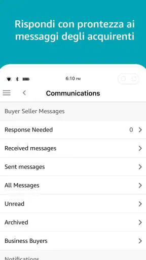 Amazon Venditore screenshot
