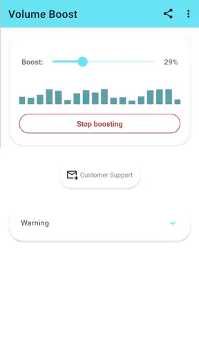 Amplificatore di volume screenshot