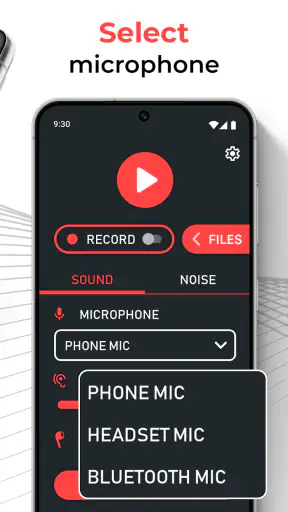 Amplificatore per microfono screenshot