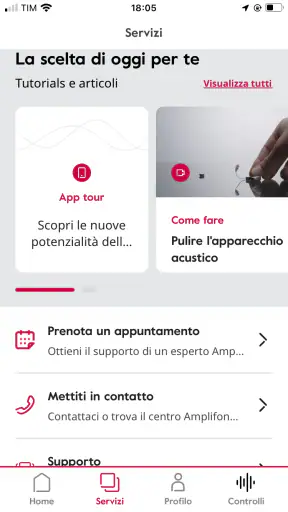 Amplifon screenshot