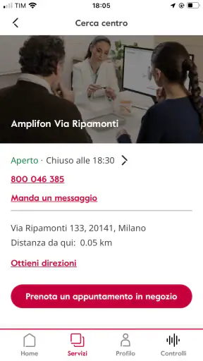 Amplifon screenshot