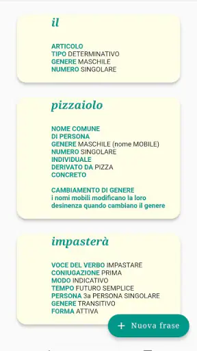 Analisi Grammaticale OnLine screenshot