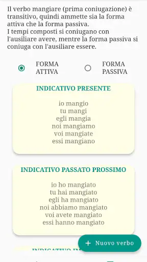 Analisi Grammaticale OnLine screenshot