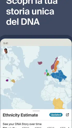Ancestry: storia familiare screenshot