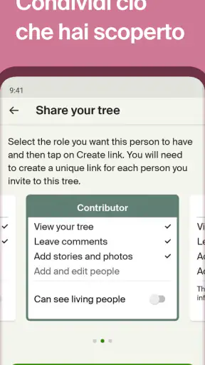 Ancestry: storia familiare screenshot
