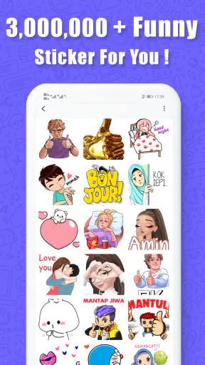 Anim live sticker-WAStickerApp screenshot