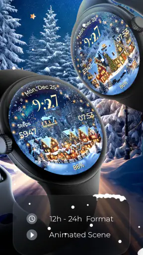 Animated North Pole Christmas screenshot