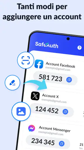 App Autenticatore - SafeAuth screenshot