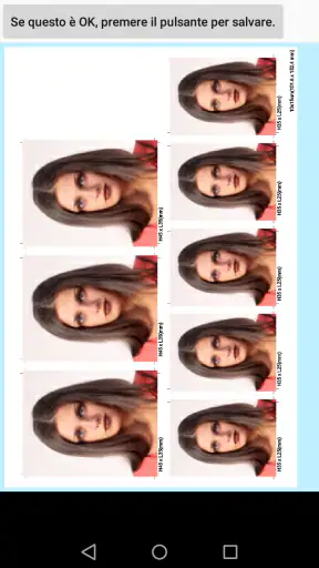 App Fototessera screenshot