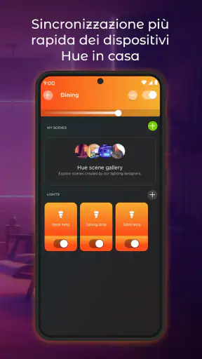 App Hue Light Telecomando screenshot