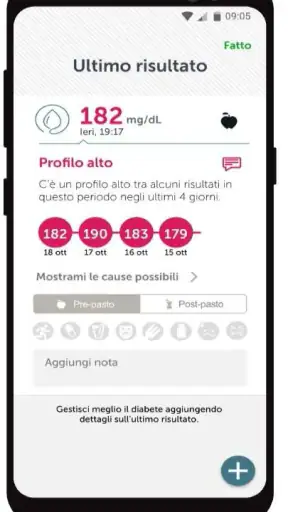 ​App OneTouch Reveal® screenshot
