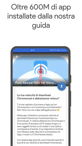 App per Chromecast screenshot