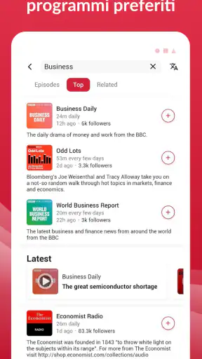 App Podcast offline: Player FM screenshot