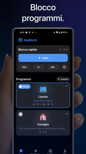 AppBlock - Blocca app e siti screenshot
