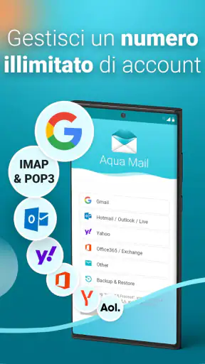 Aqua Mail - Veloce e sicura screenshot