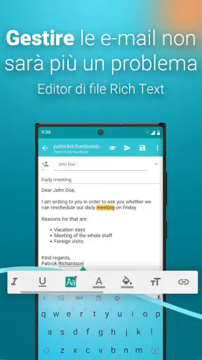 Aqua Mail - Veloce e sicura screenshot