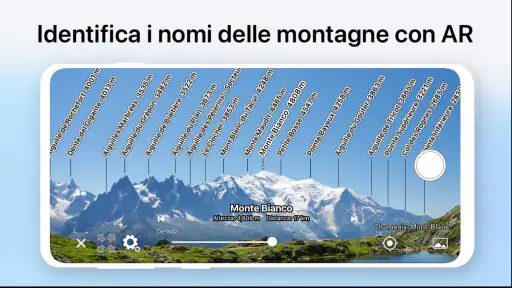 AR AlpineGuide screenshot