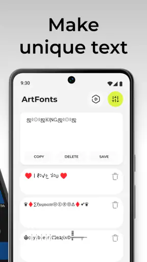 ArtFonts: Testo Elegante screenshot