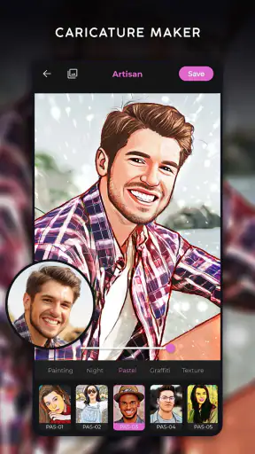 Artisan: Foto Cartoon Efetti screenshot