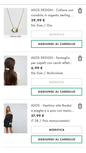ASOS screenshot