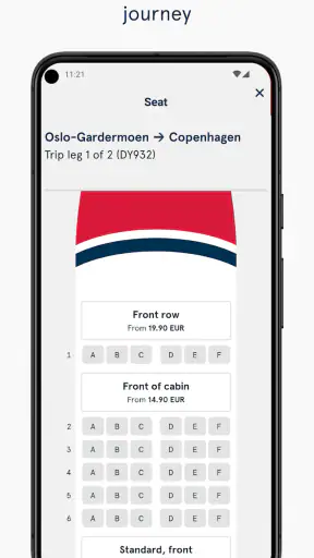 Assist. di viaggio Norwegian screenshot